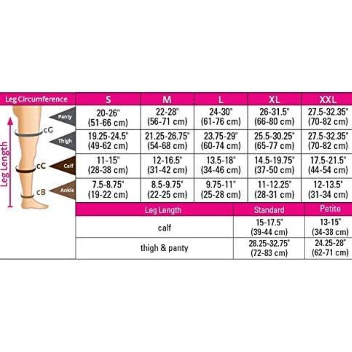 Calcetines de compresión Duomed ADV Clase 2-Negro Talla M CL Toe-Medi-1