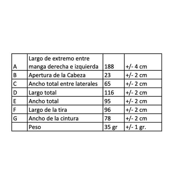 Pechera desechable con apertura dedo pulgar(Bolsa x 10 unid)-2