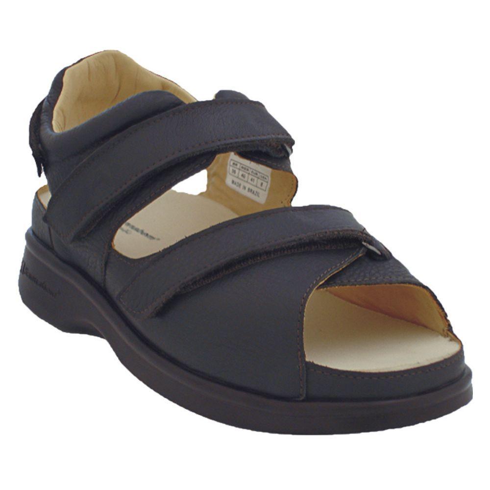 Sandalia para diabetico-Color negra-Talla 35-Sannabem-0