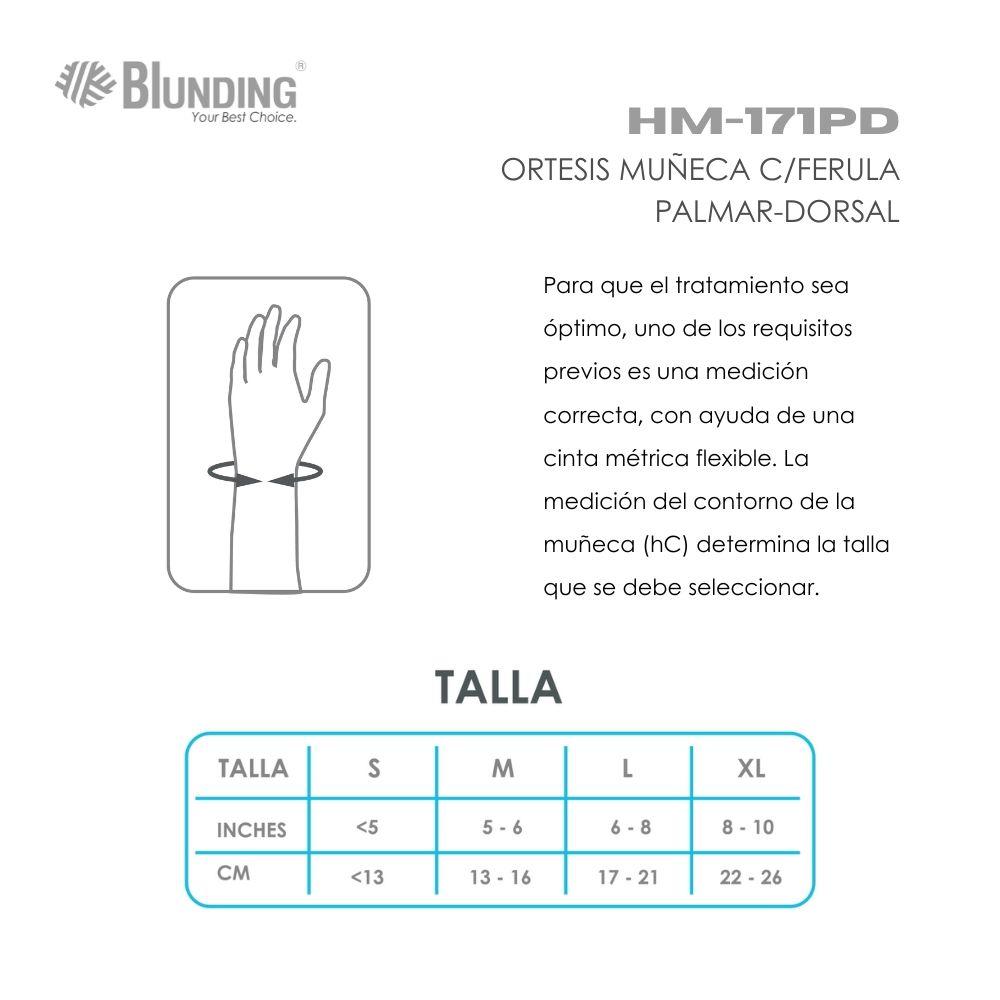 Ortesis de muñeca con férula palmar-dorsal-3