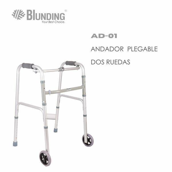 Andador plegable dos ruedas - Blunding-0