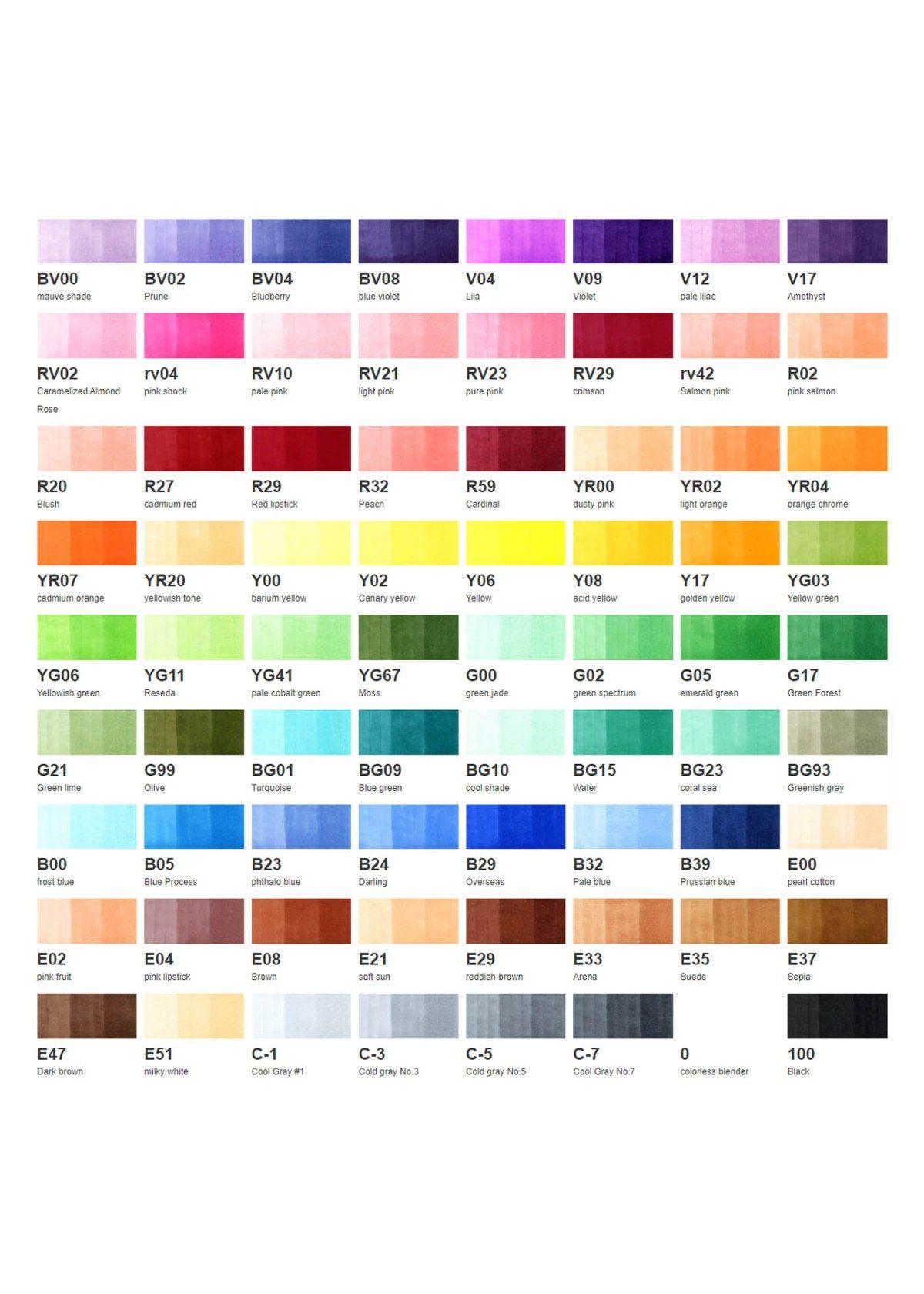 Marcadores Copic Ciao Set 72 Colores (A)-1
