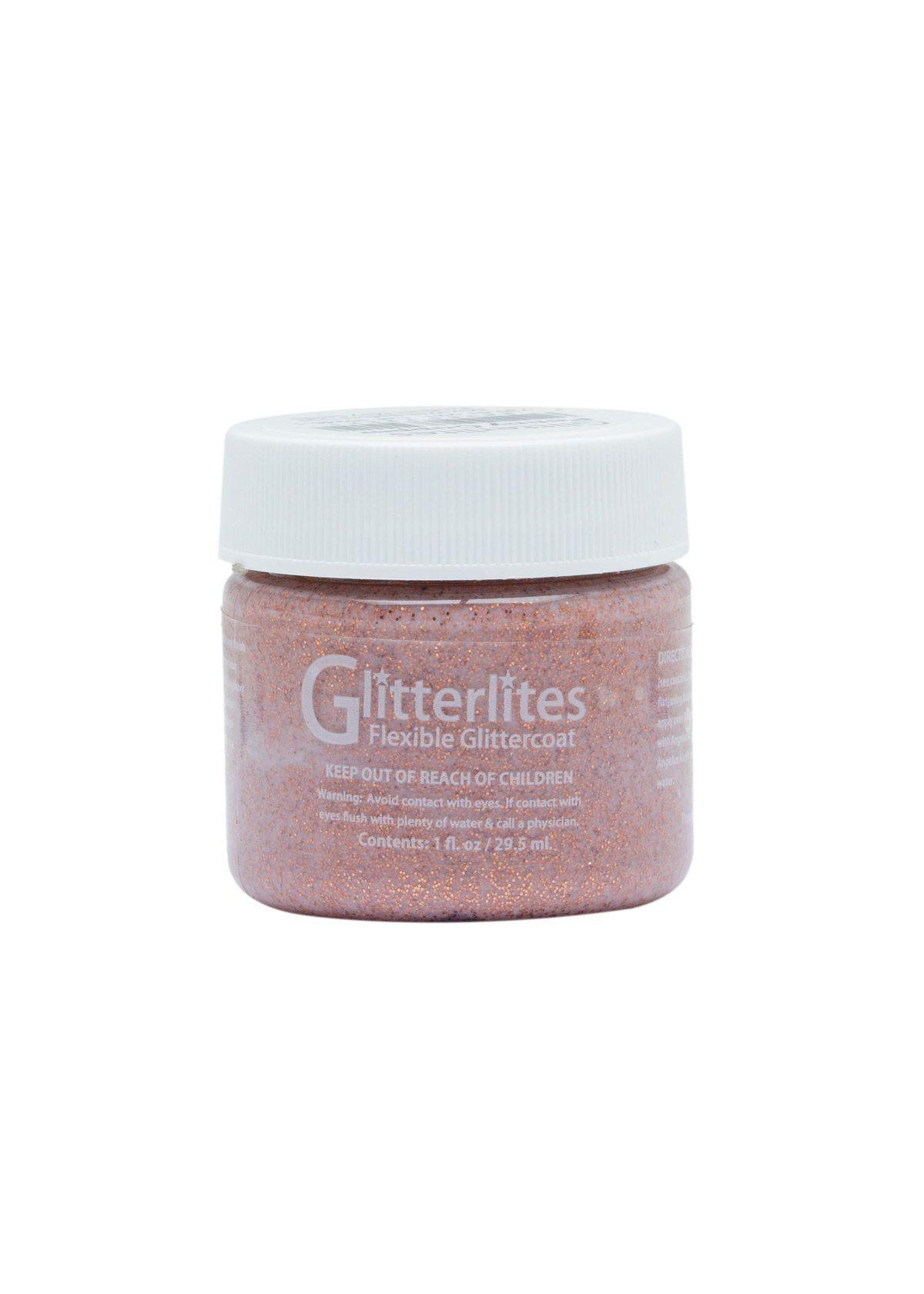 Pintura Cuero Angelus Glitterlites 1 oz 221 Penny Copper-0