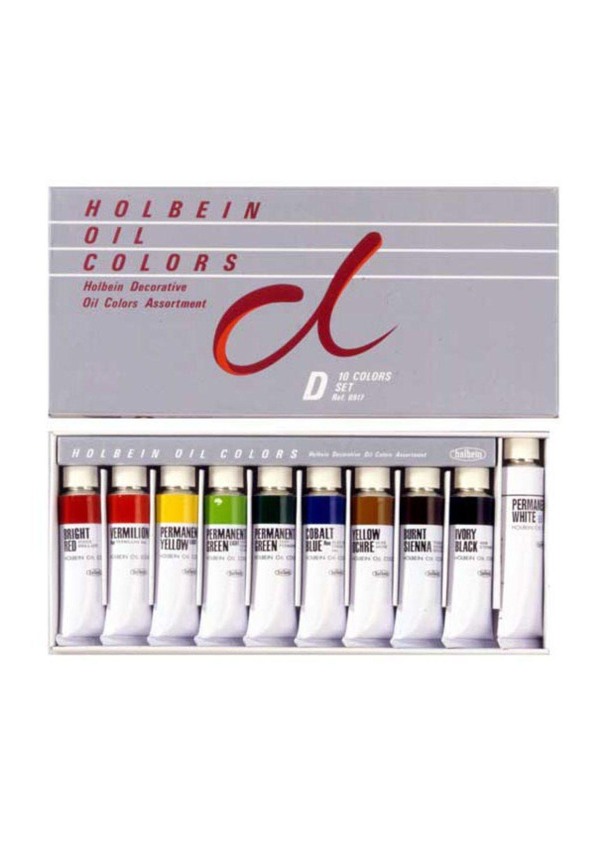 Óleo Profesional Holbein Set 10 Tubos (Set D) B917-0