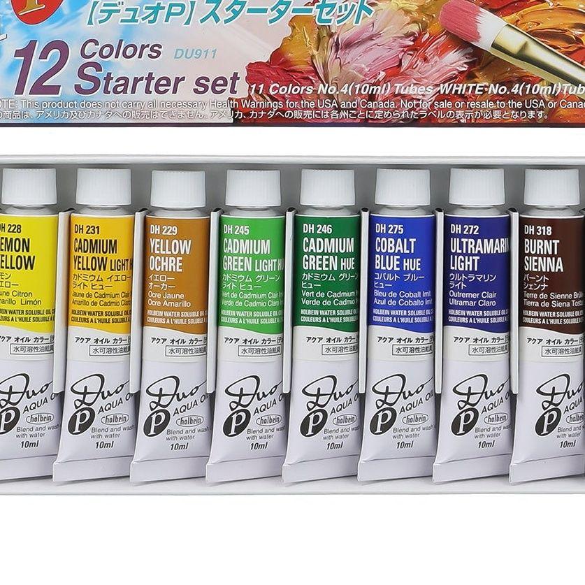 Óleo al Agua Holbein Duo Aqua Starter Set 10ml DU911-2