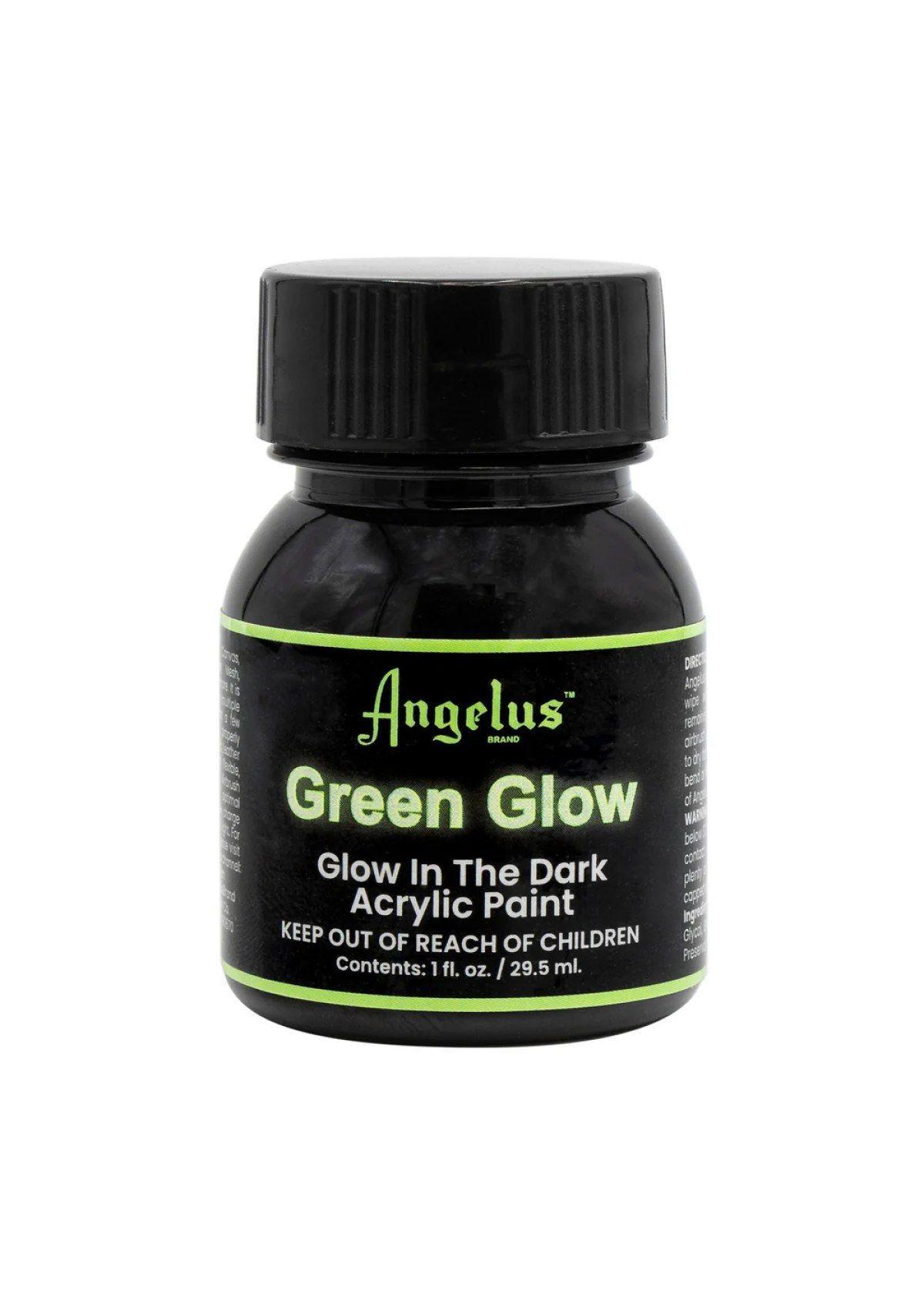 Pintura Cuero Angelus Glow in the Dark 1 oz 050 Green Glow-0
