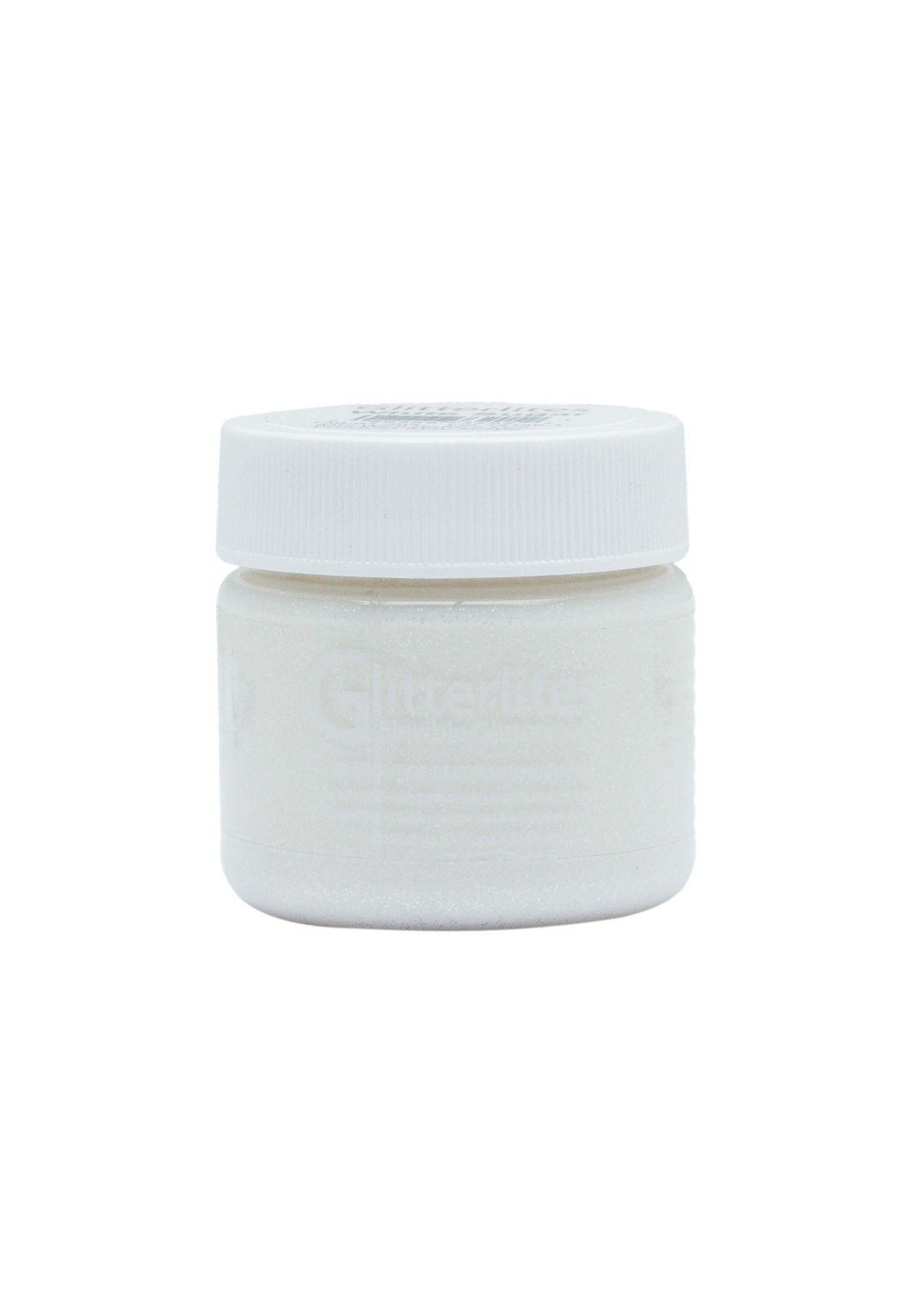 Pintura Cuero Angelus Glitterlites 1 oz 205 White Sugar-0