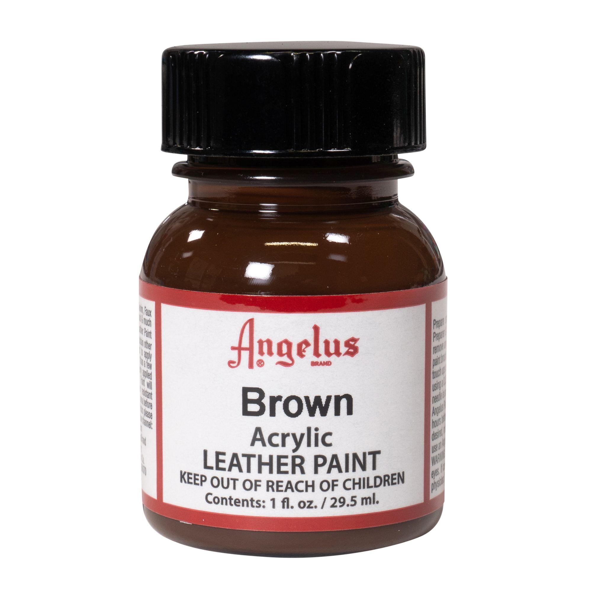 Pintura Cuero Angelus 1 oz Brown De-0