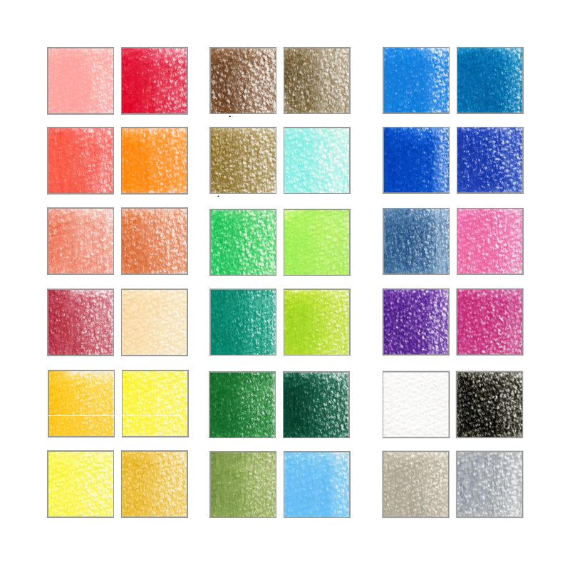 Lápices de Colores Holbein 36 Colores Set OP930-1