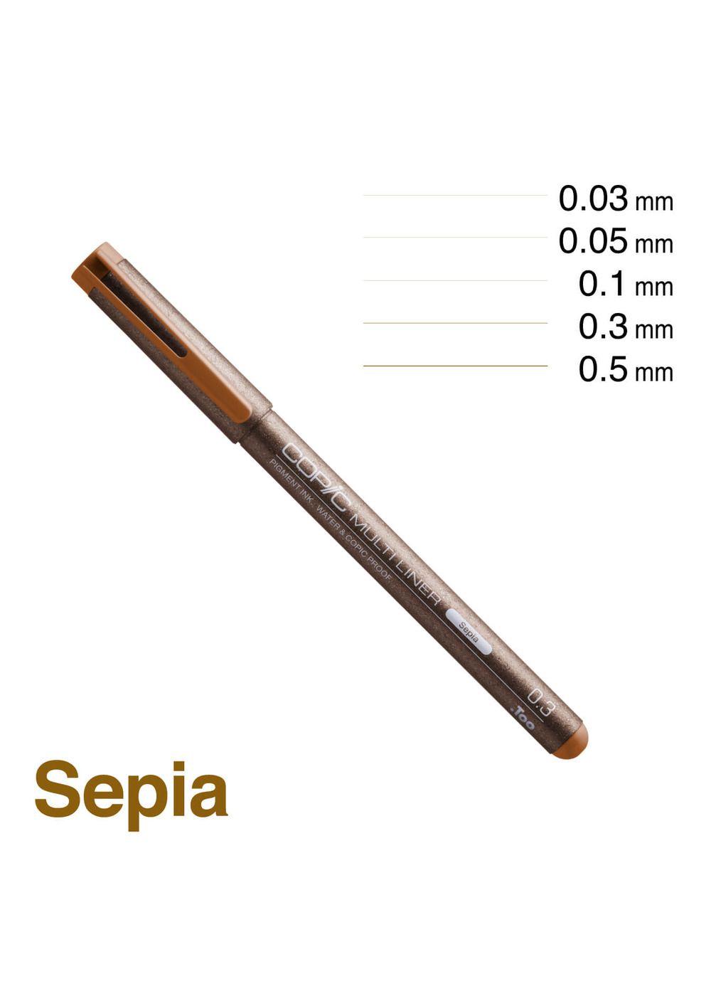Copic Multiliner Sepia 0,05 mm Desechable-1