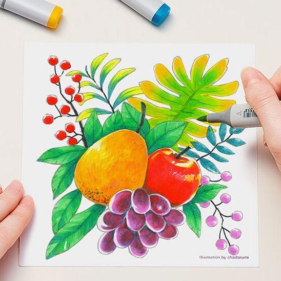 Marcadores Copic Sketch Set 6+1 Vibrant Tones Edición Limitada-4