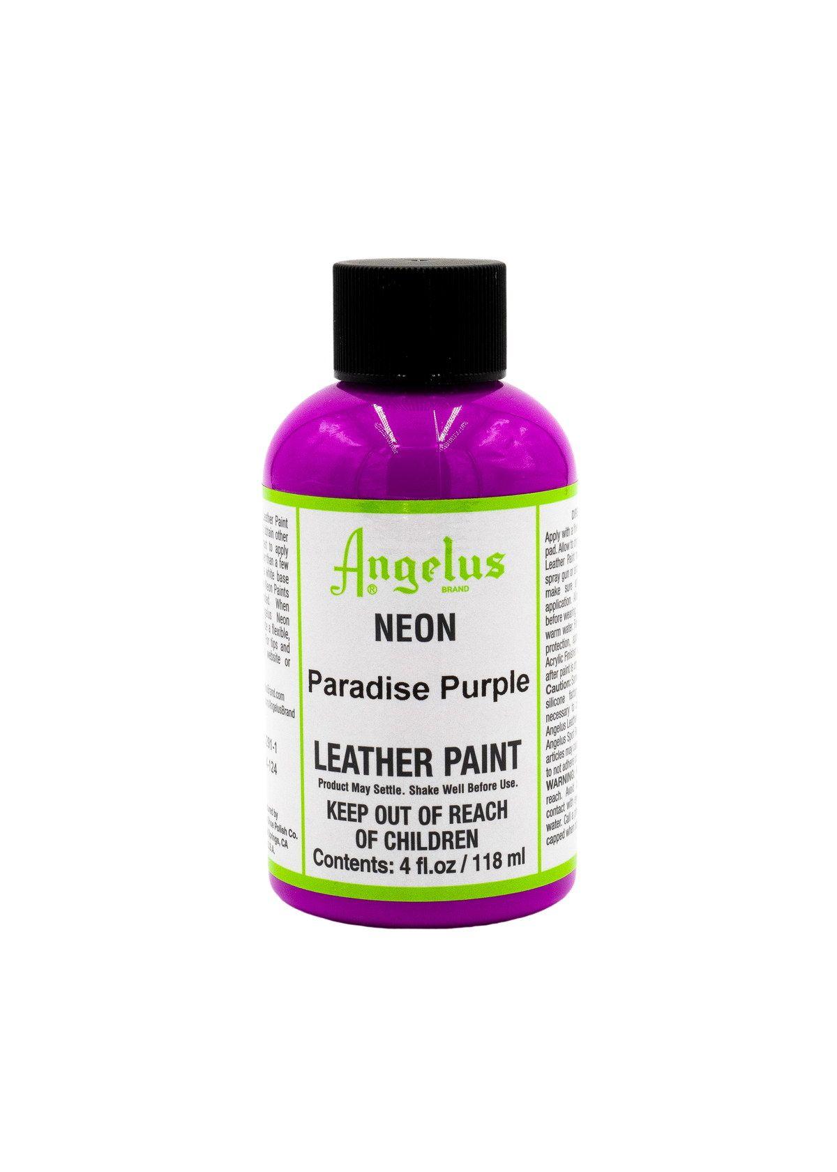 Pintura Cuero Angelus Neon 4 onzas 124 Paradise Purple-0