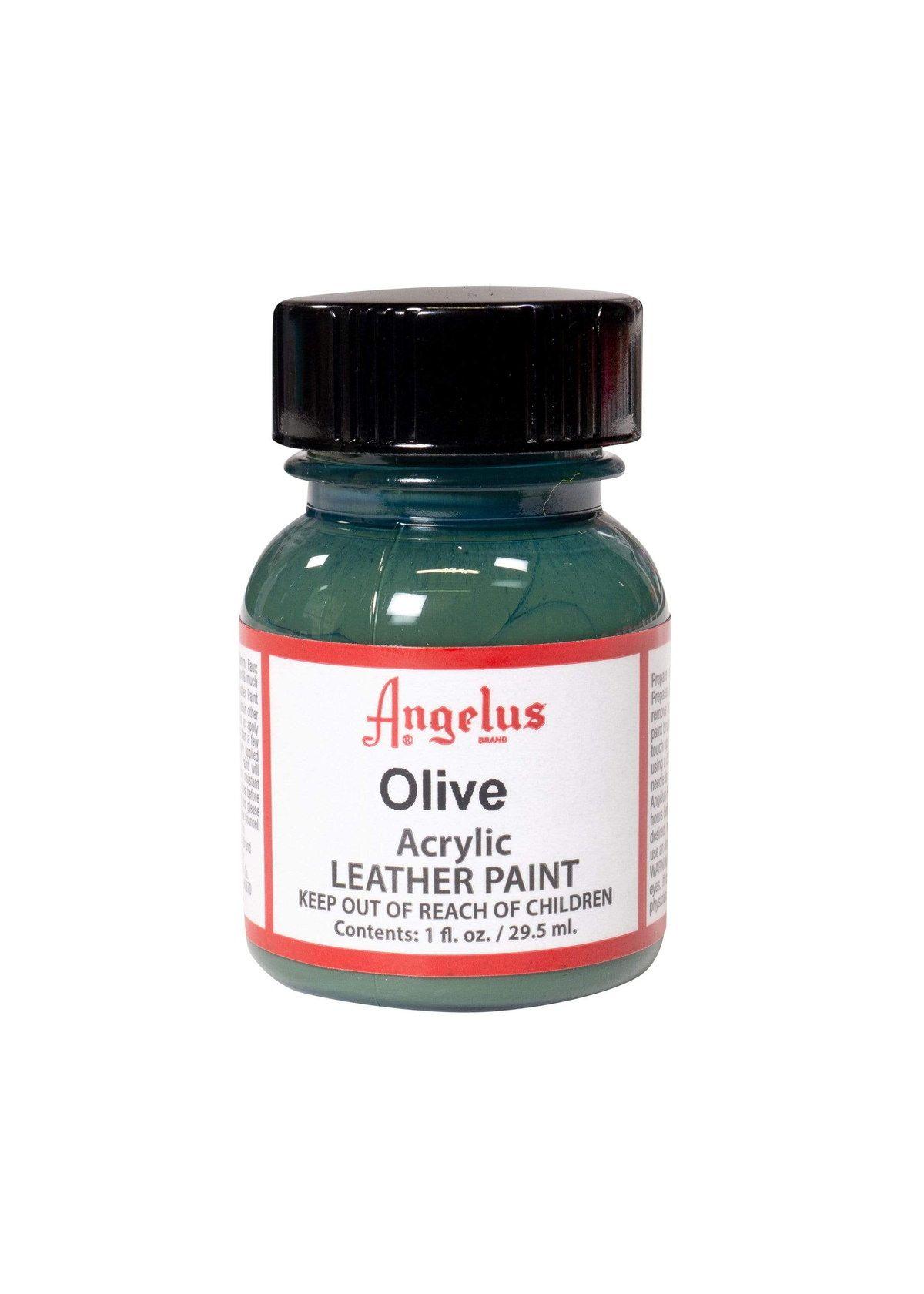 Pintura Cuero Angelus 1 oz Olive-0