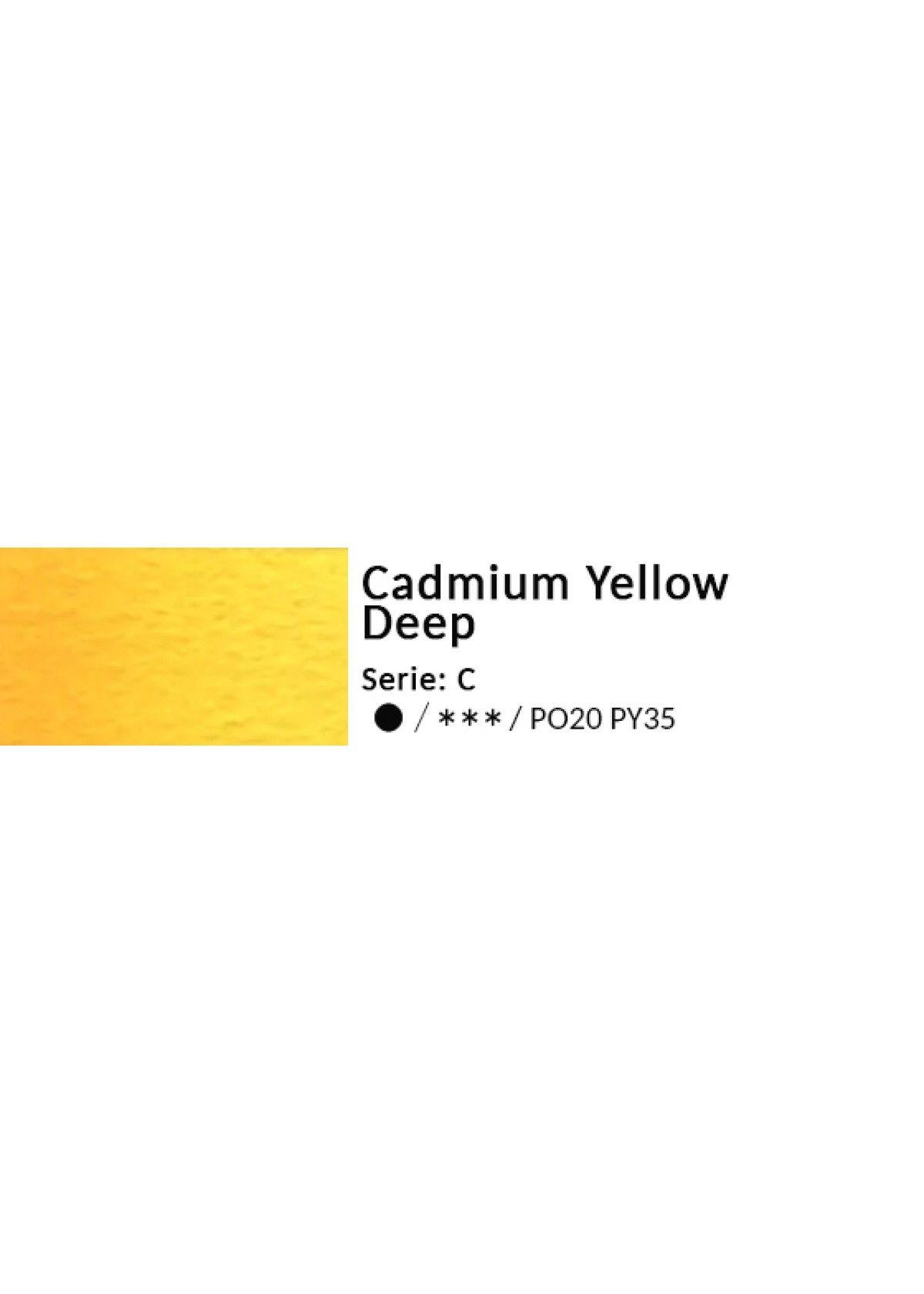 Acuarela Profesional Holbein HWC 5ml W043 Cadmium Yellow Deep-0