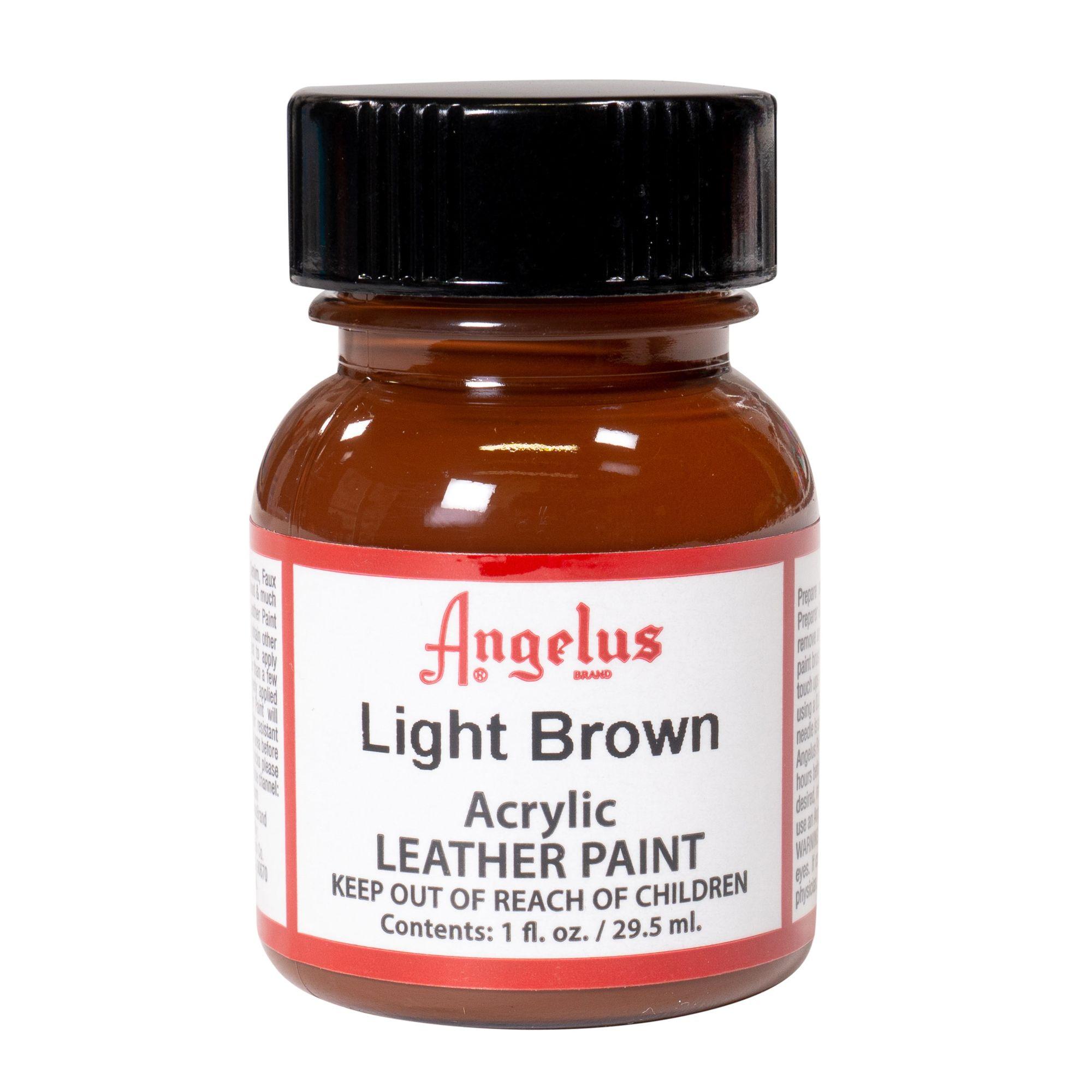 Pintura Cuero Angelus 1 oz Light Brown-0