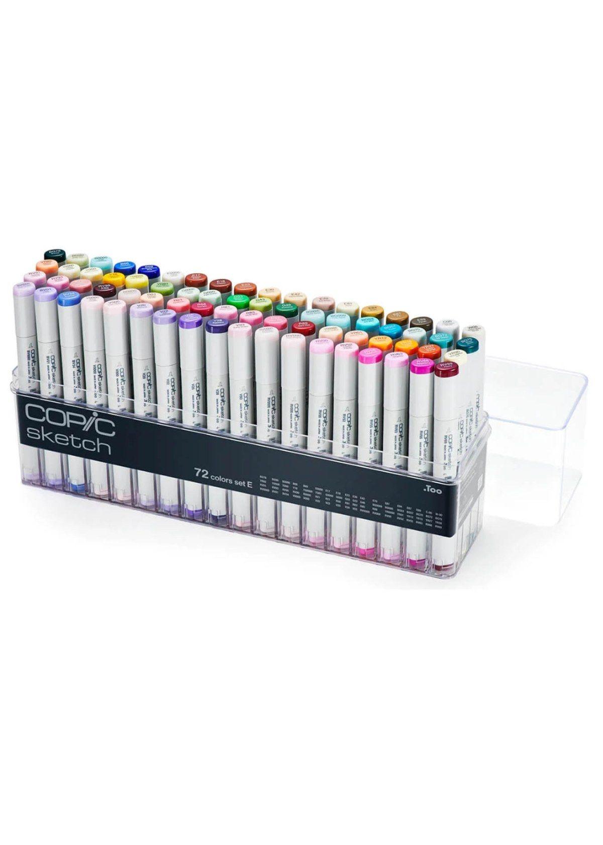 Marcadores Copic Sketch Profesionales Set 72 Colores (E)-0
