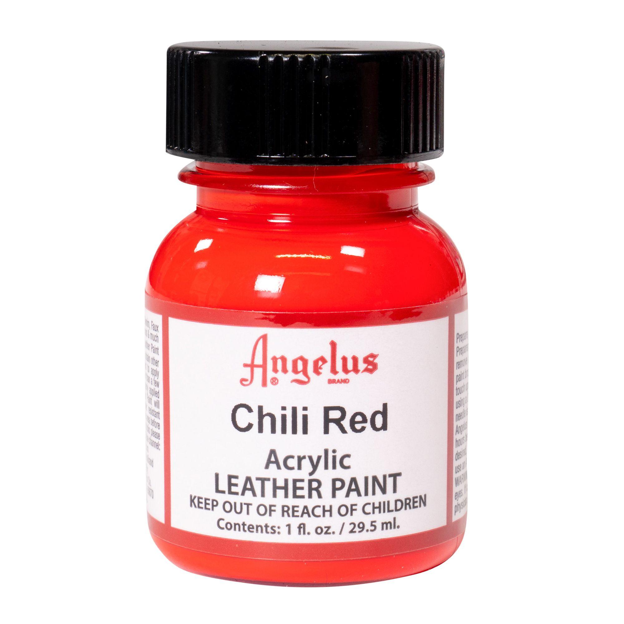 Pintura Cuero Angelus 1 oz Chili Red-0