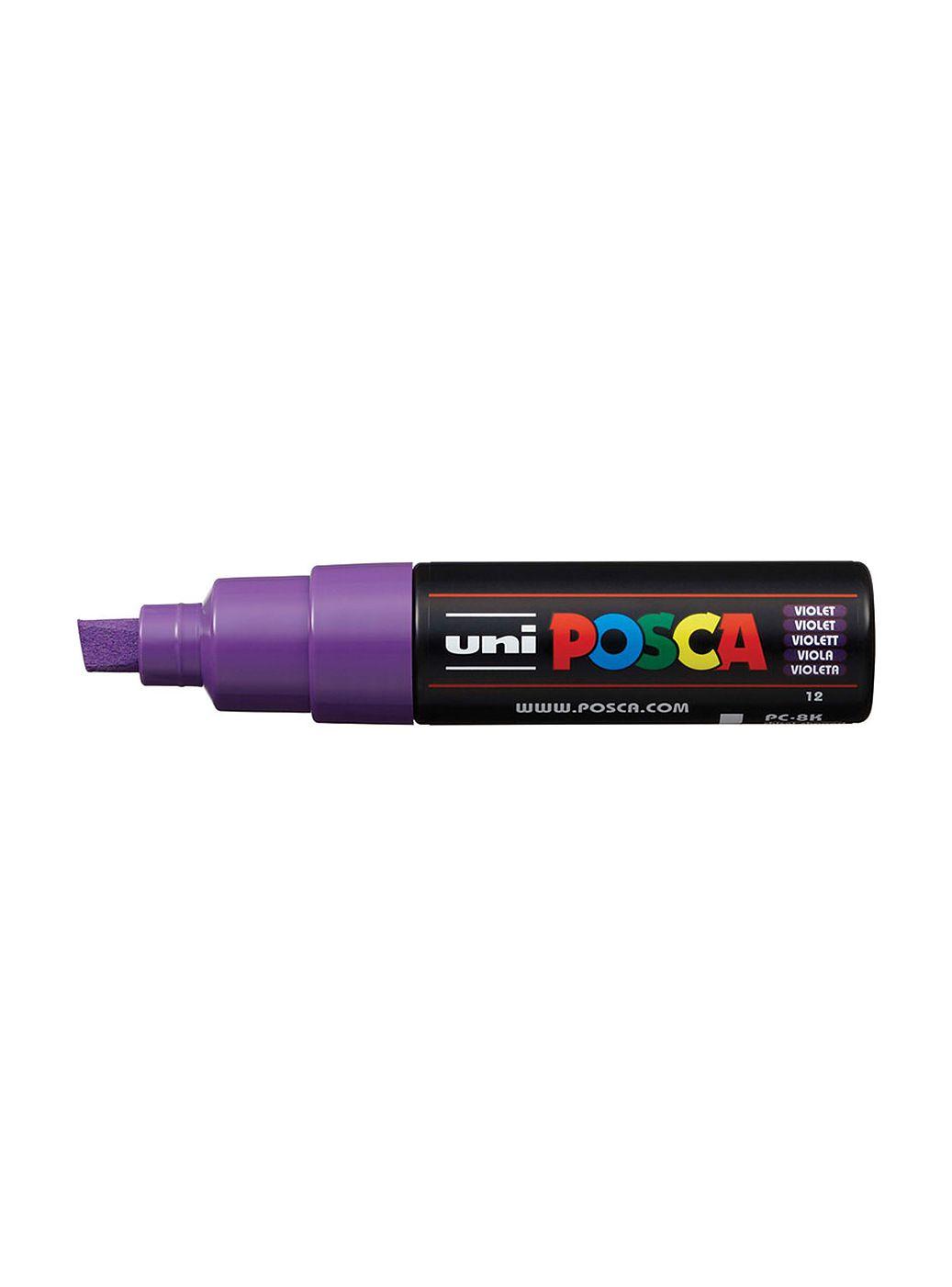 Bolígrafo Artístico Posca Pc-8k De 8.0 Mm, Color Violeta Uniball-1