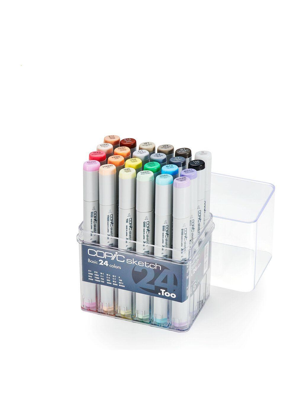 Marcadores Copic Sketch Profesionales Set 24 Colores-0