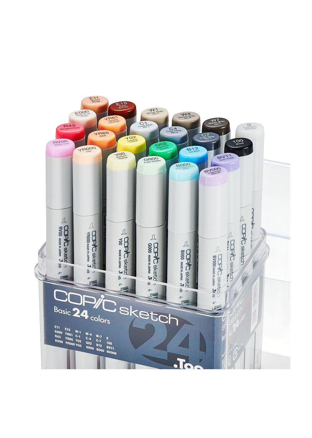 Marcadores Copic Sketch Profesionales Set 24 Colores-1