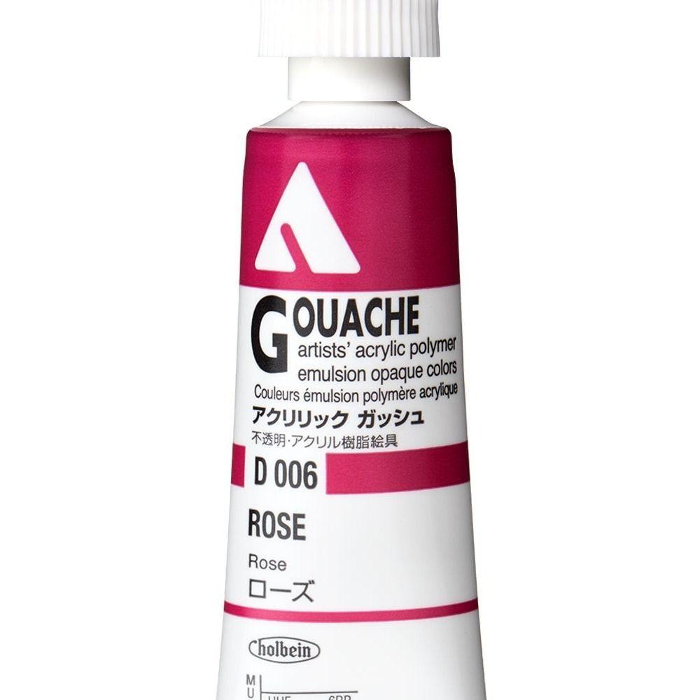 Holbein Acryla Gouache 20ml D006 Rose-2