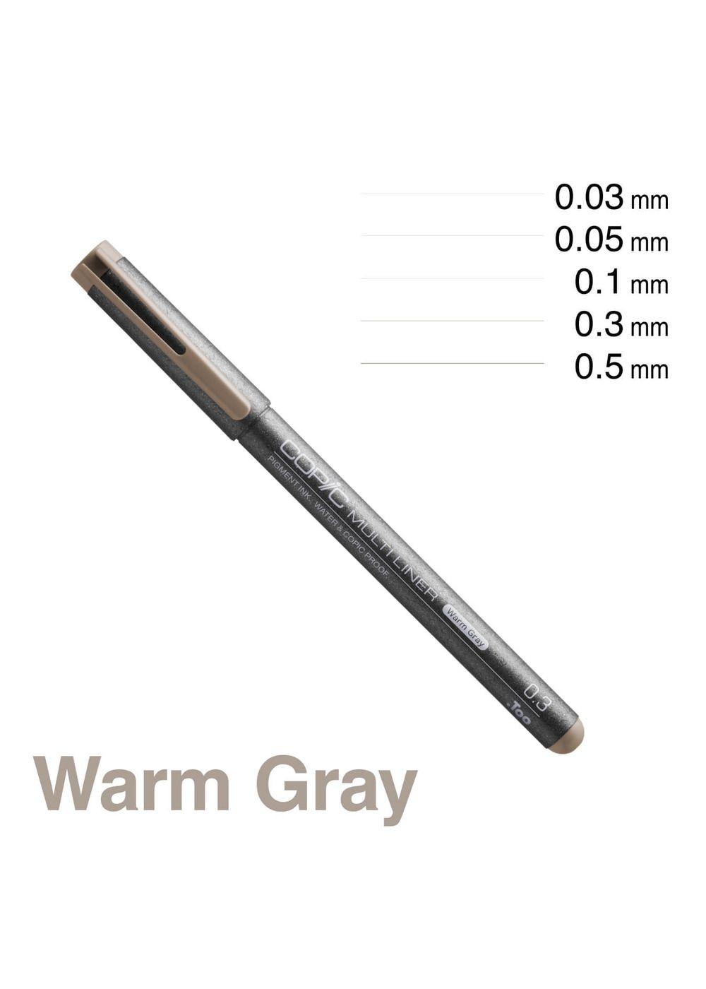 Copic Multiliner Warm Gray 0,05 mm Desechable-1