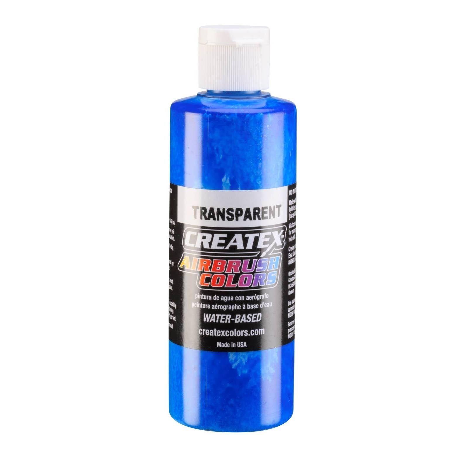 Createx Airbrush 120ml 5105 Transparent Caribbean Blue-0