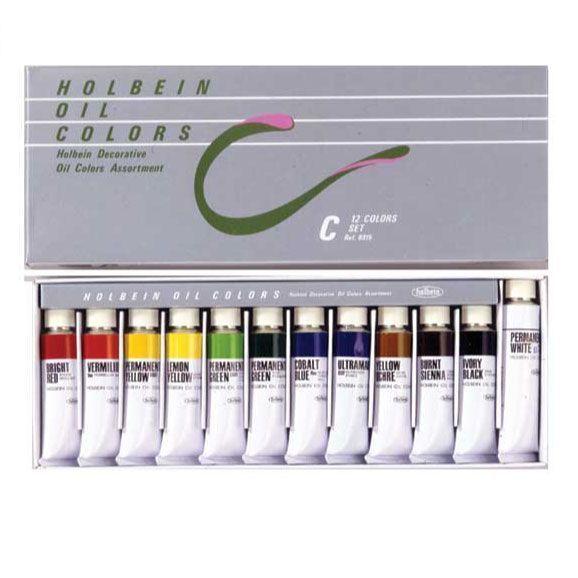 Óleo Profesional Holbein Set 12 Tubos (Set C) B915-2