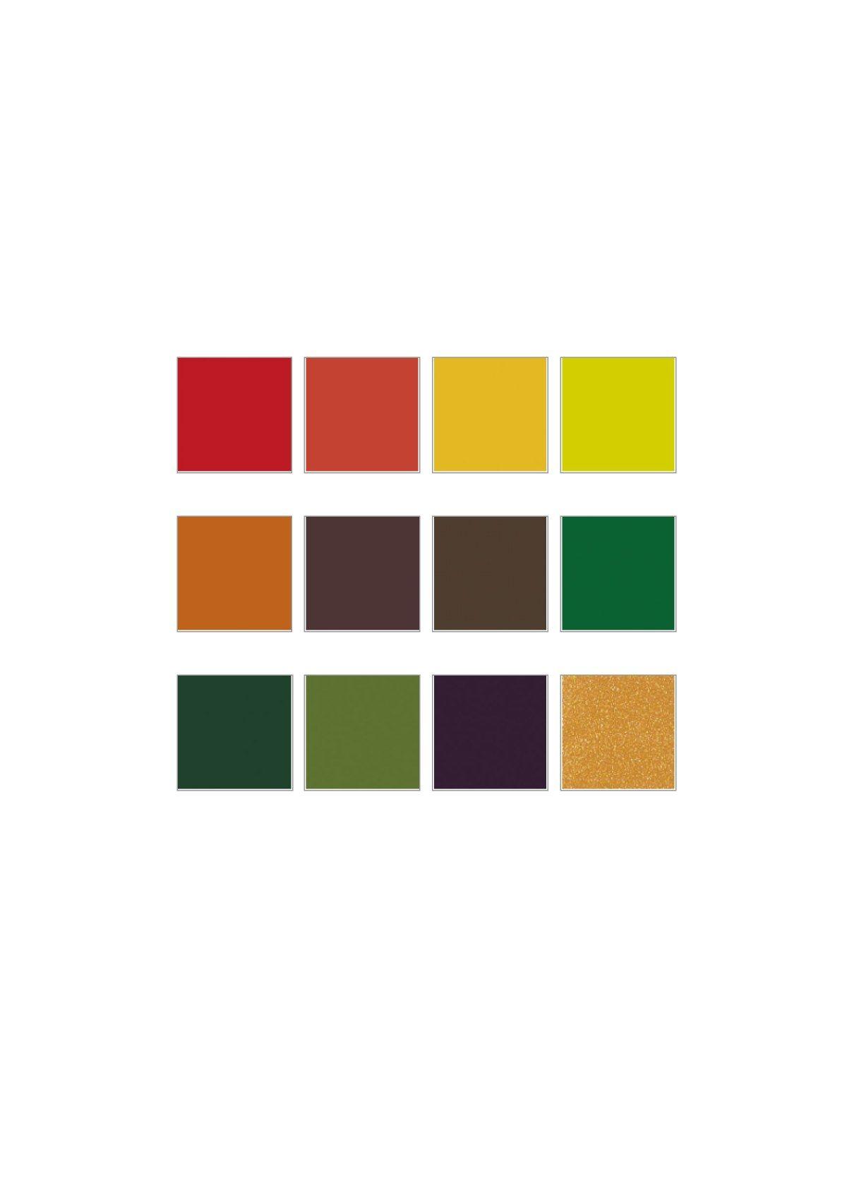 Gouache Holbein Irodori Set 12 Tubos 15ml Otoño (Autumn) G753-1
