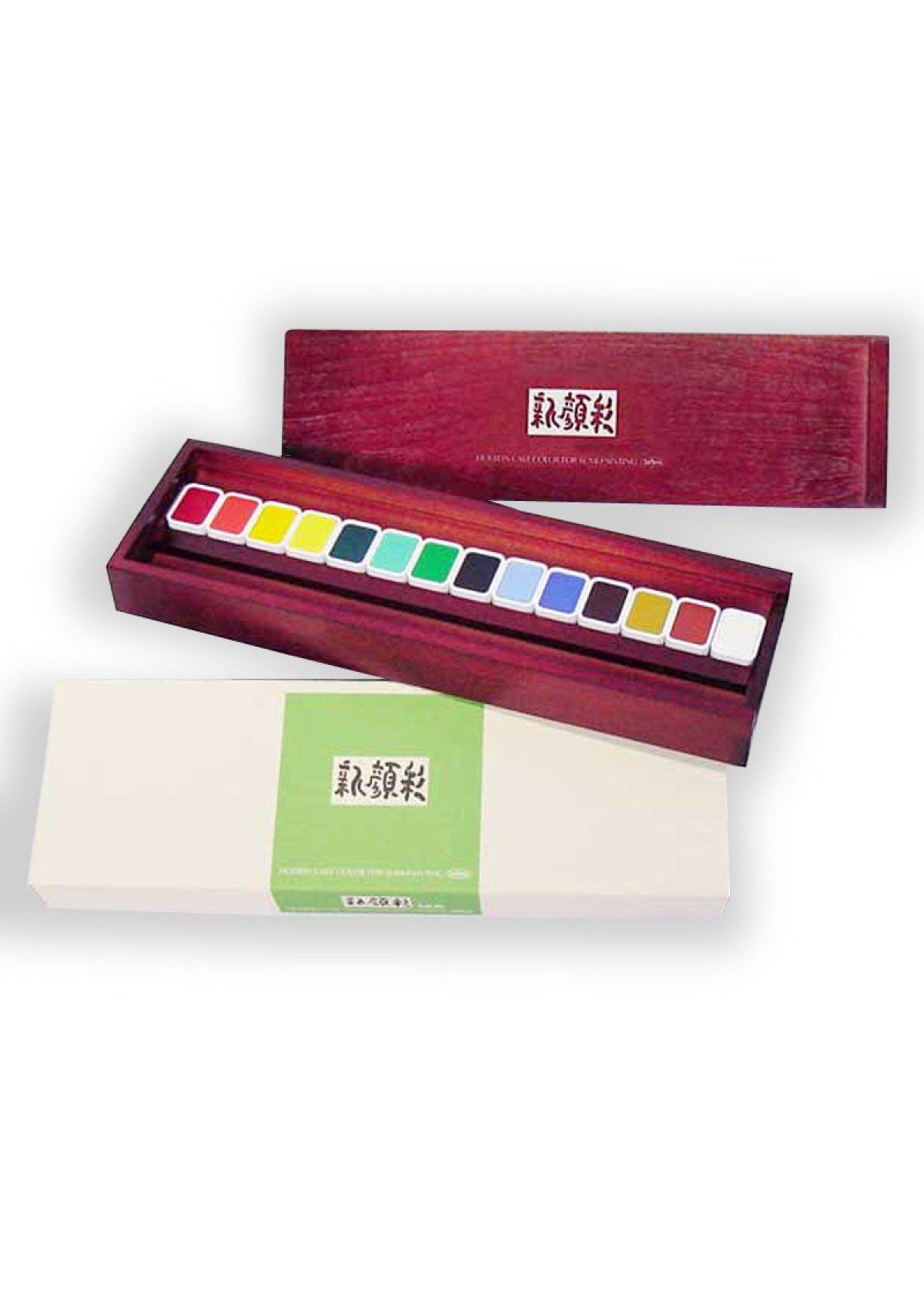 Acuarela Japonesa Holbein Shin Gansai 14 Pastillas N351-0
