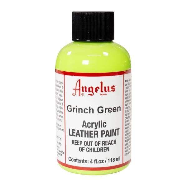 Pintura Cuero Angelus 4 onzas 263 Grinch Green-0