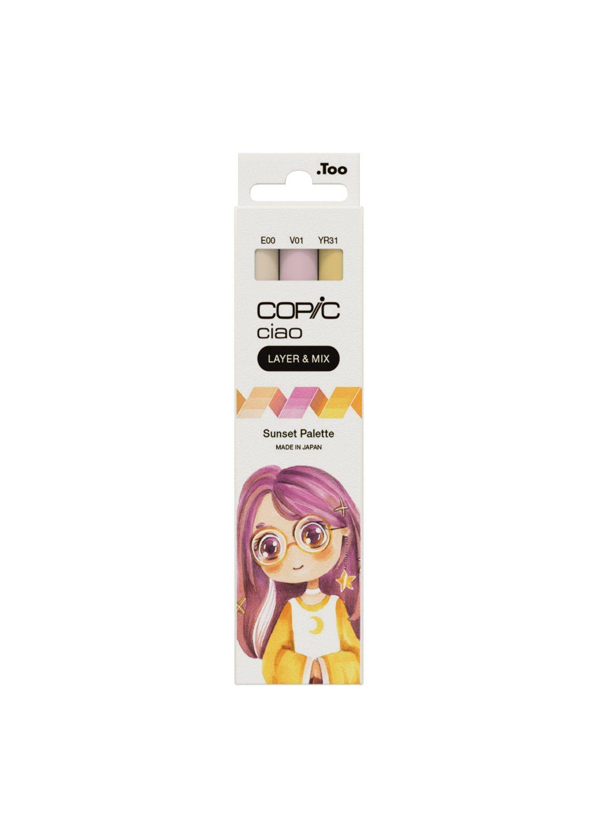 Copic Ciao Layer & Mix: MANGA Sunset Palette (3 un.)-0