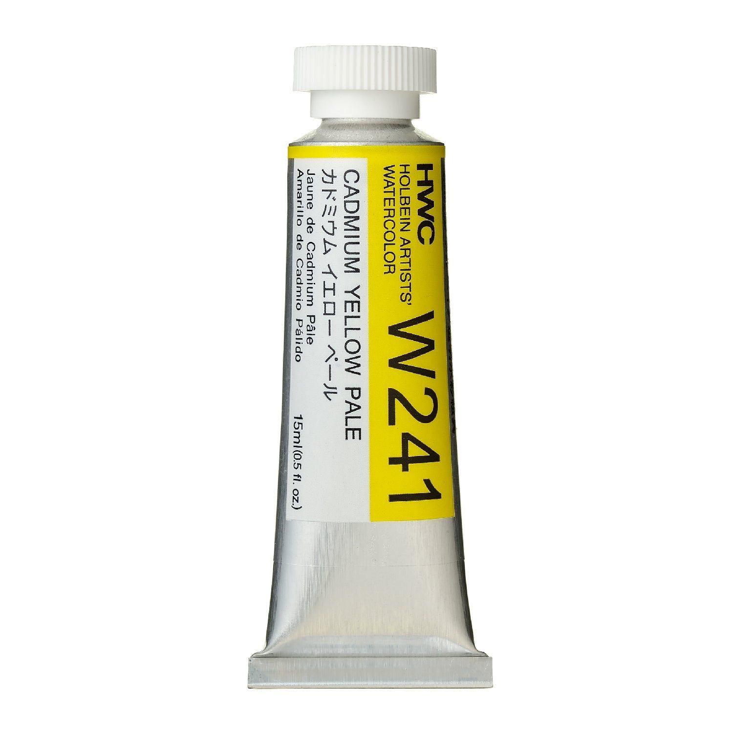 Acuarela Profesional Holbein HWC 15ml W241 Cadmium Yellow Pale-0