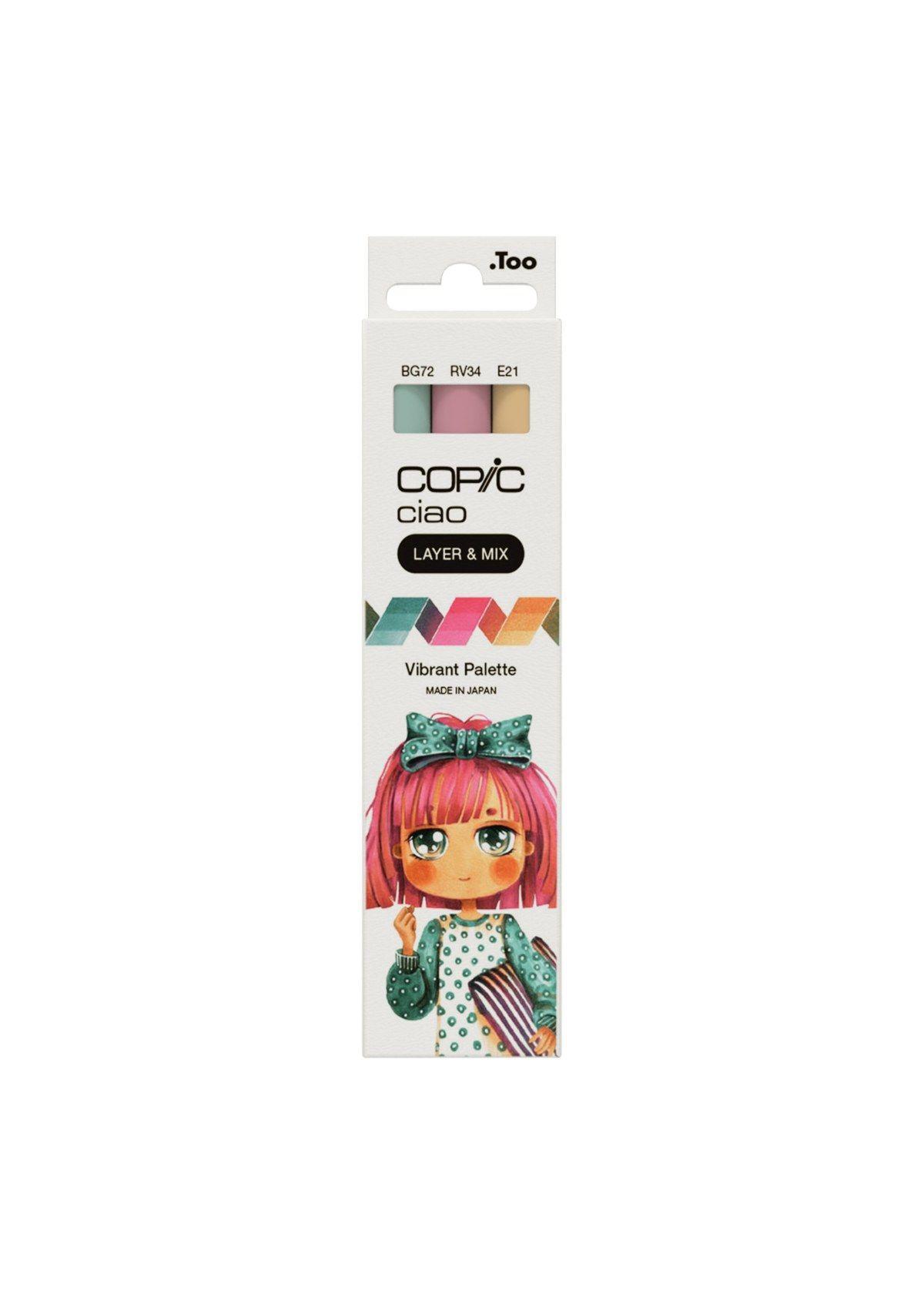Copic Ciao Layer & Mix: MANGA Vibrant Palette (3 un.)-0