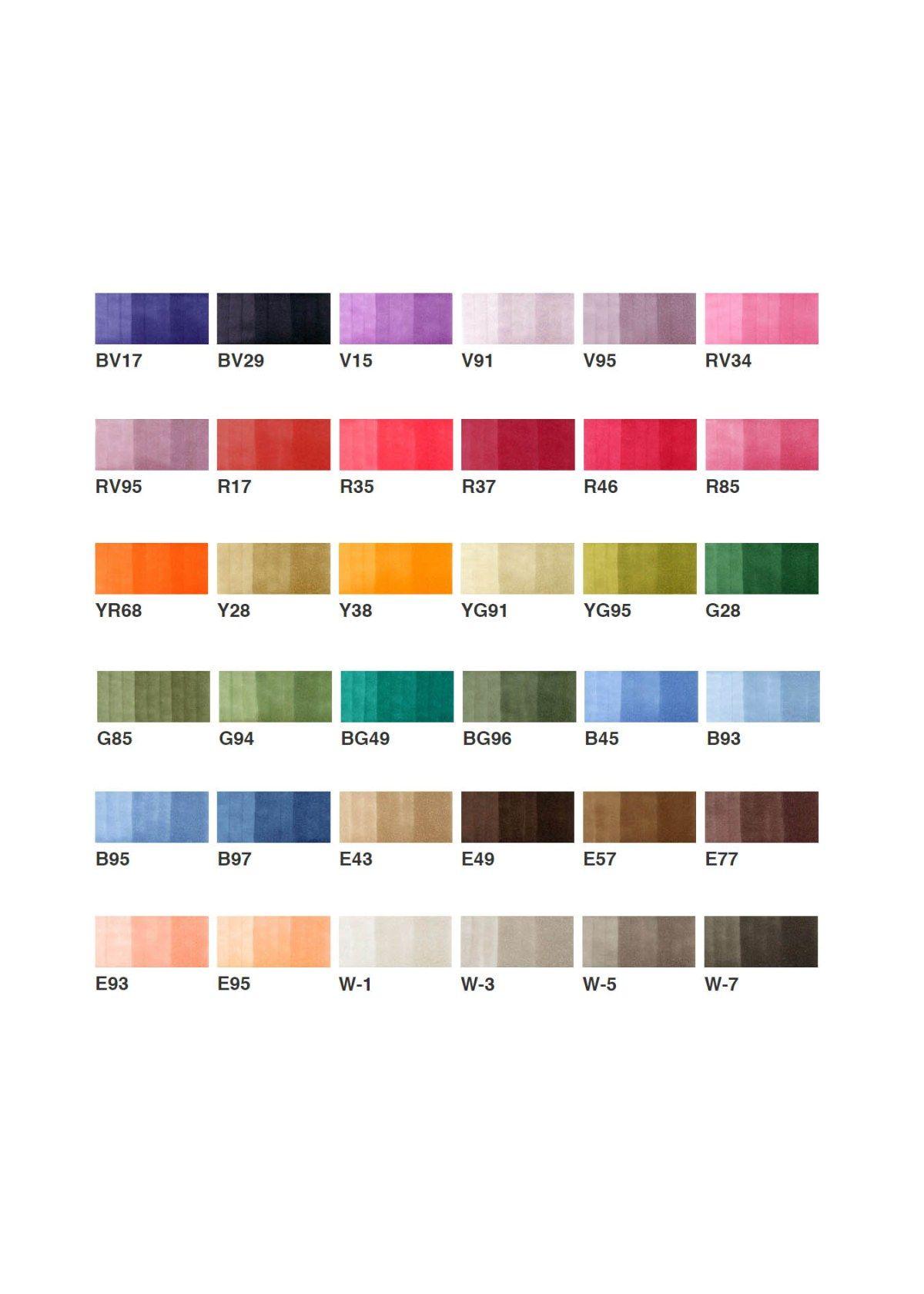Marcadores Copic Ciao Set 36 Colores (D)-1
