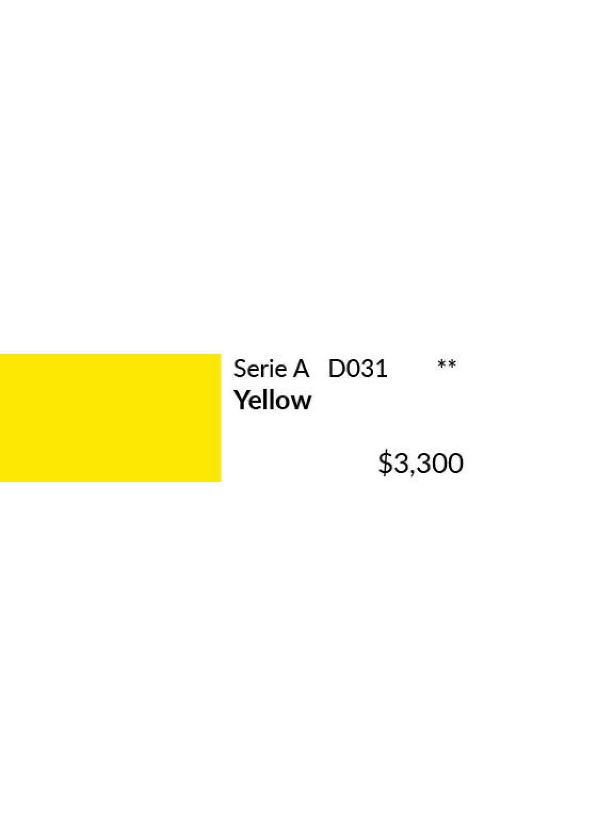Holbein Acryla Gouache 20ml D031 Yellow-1