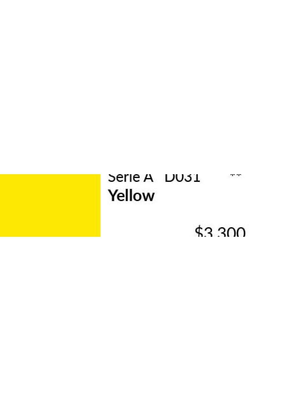 Holbein Acryla Gouache 20ml D031 Yellow-2