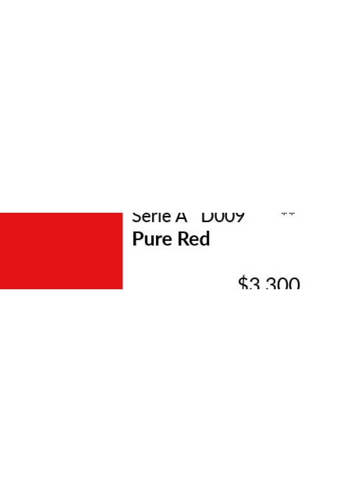 Gouache Acrílico Holbein Acryla 20ml D009 Pure Red-2