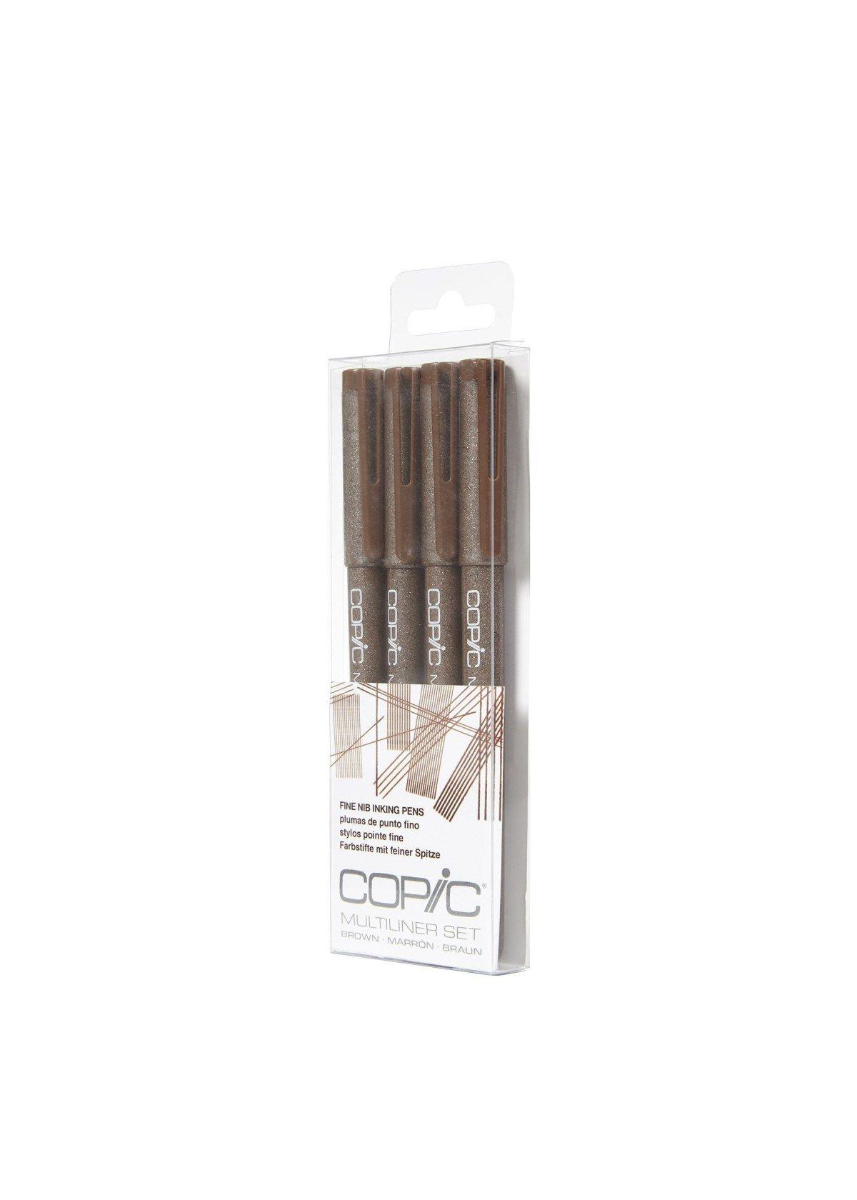 Multiliner desechable 4 Set: Brown-0