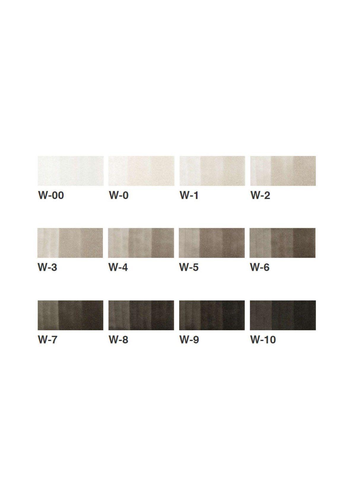 Marcadores Copic Sketch Set 12 Grises Cálidos (Warm Gray)-1