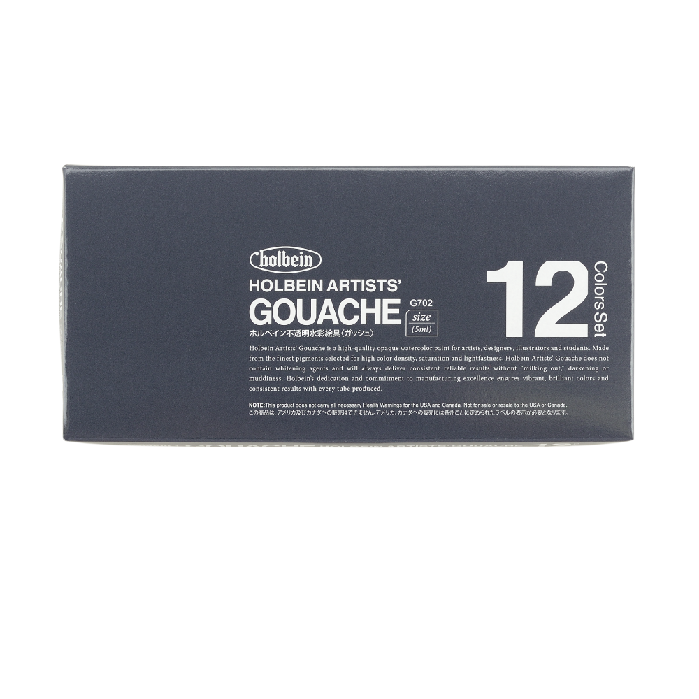 Gouache Profesional Holbein Set 12 Tubos 5ml G702-3