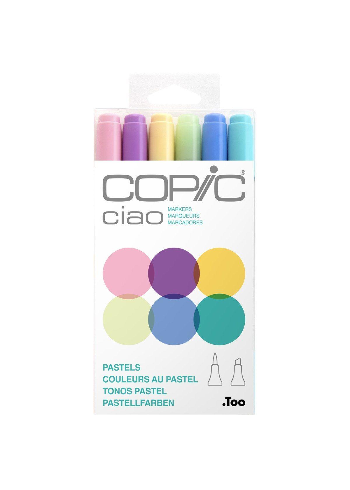 Marcadores Copic Ciao Set 6 Colores Pastels (Tonos Pastel)-0