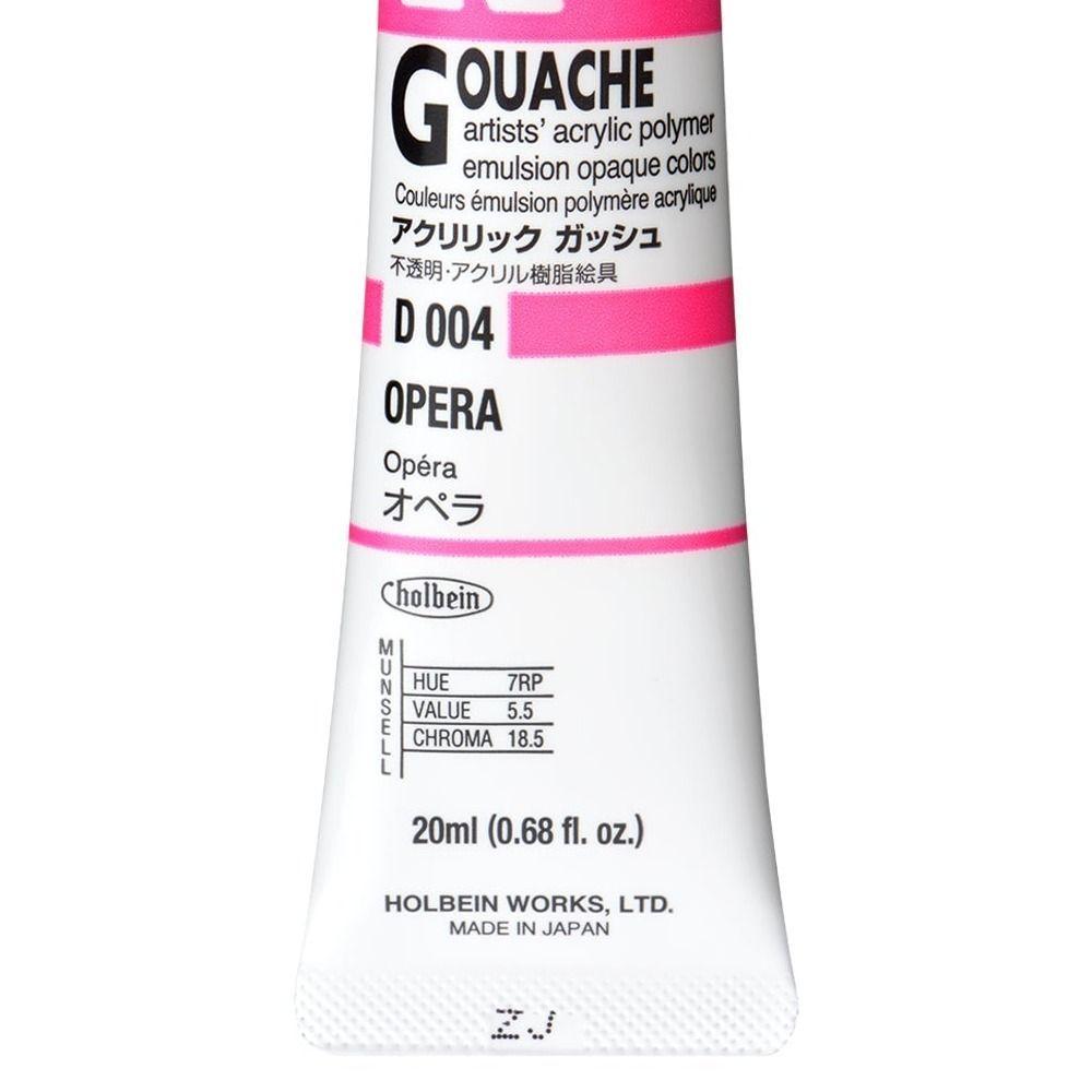 Holbein Acryla Gouache 20ml D004 Opera-3