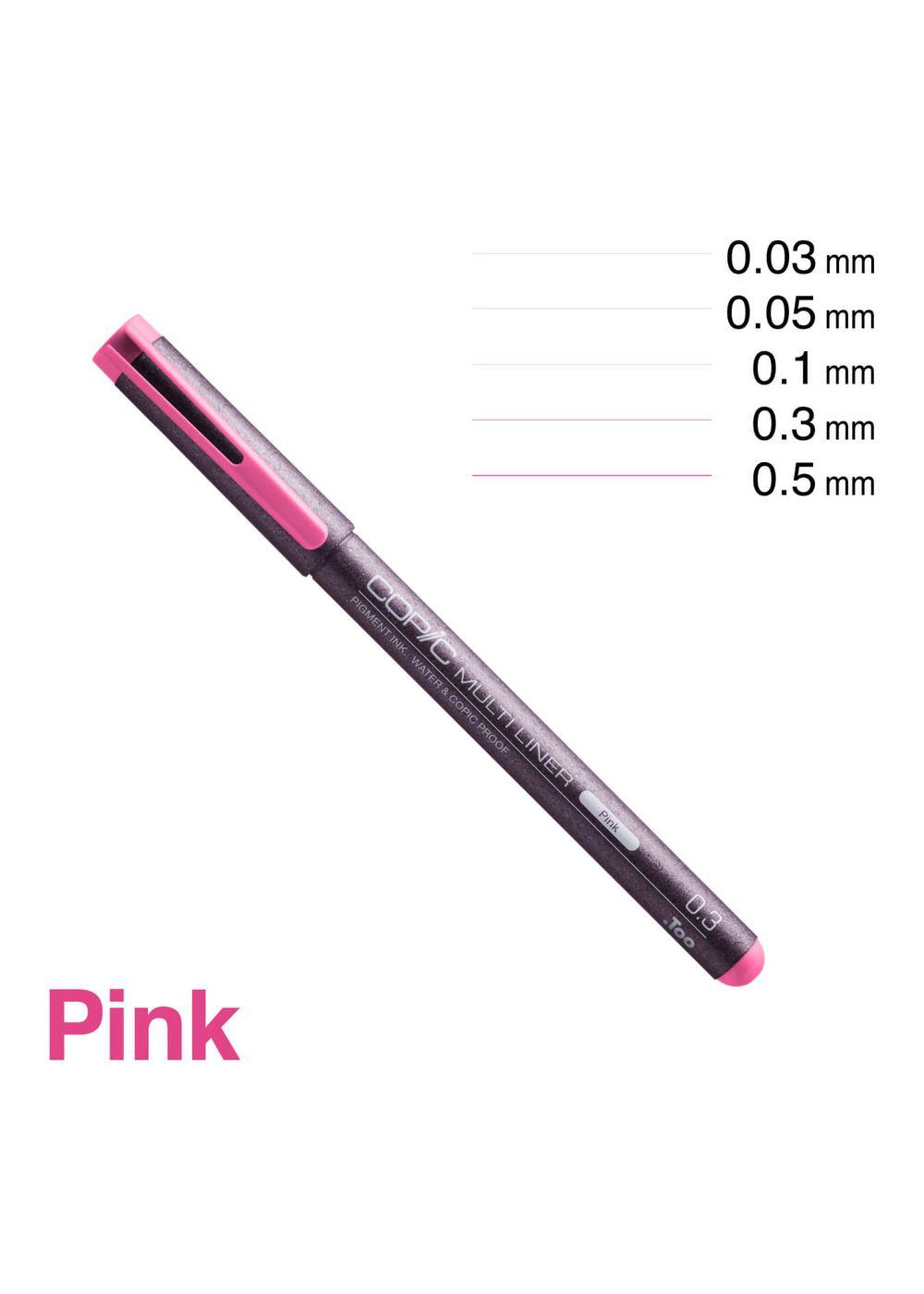 Copic Multiliner Pink 0,1 mm Desechable-1