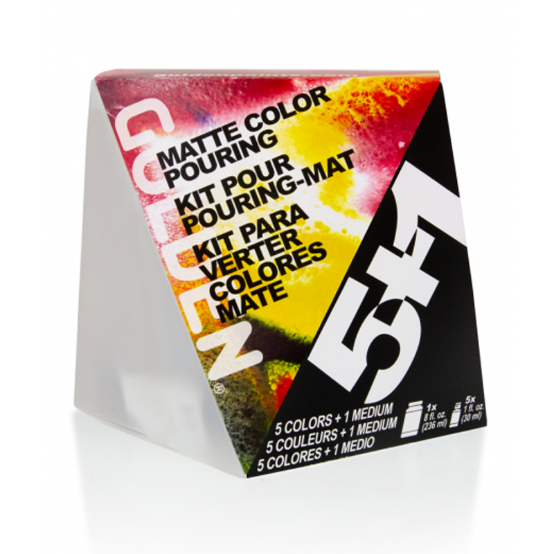 Golden Color Pouring KIT 5+1 Matte-0