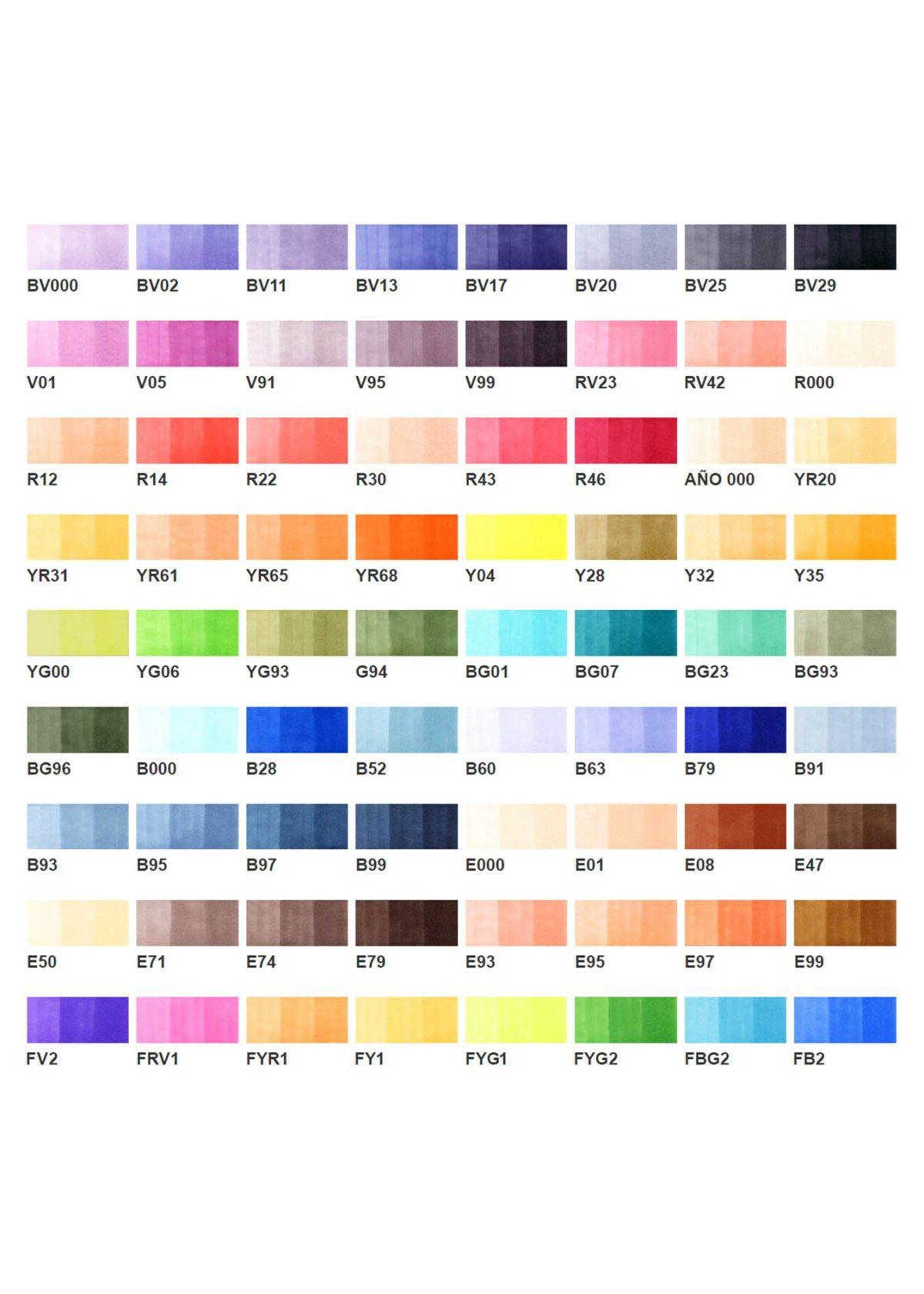 Marcadores Copic Sketch Profesionales Set 72 Colores (D)-1