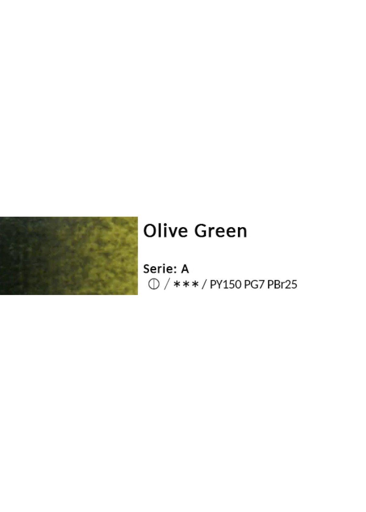 Acuarela Profesional Holbein HWC 5ml W074 Olive Green-0