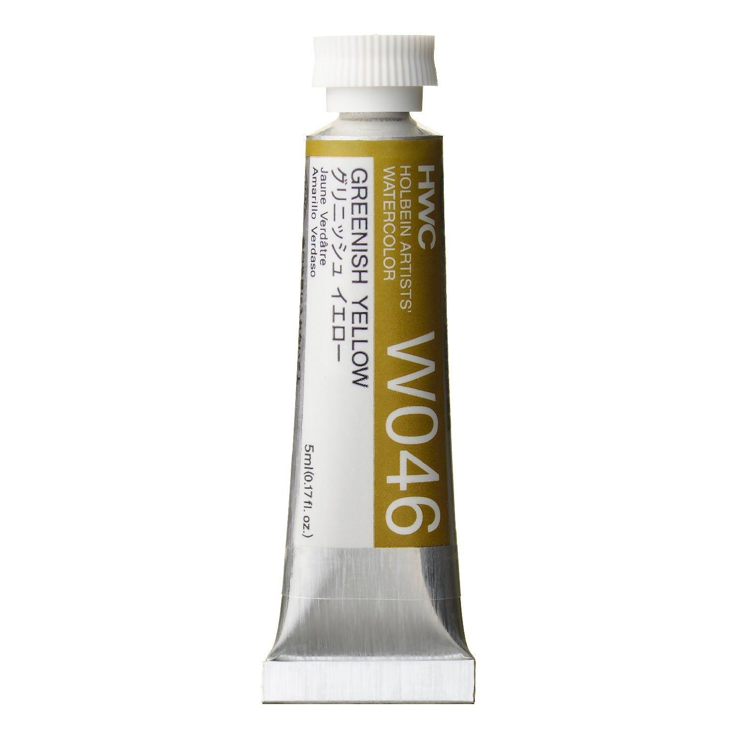 Acuarela Profesional Holbein HWC 5ml W046 Greenish Yellow-0