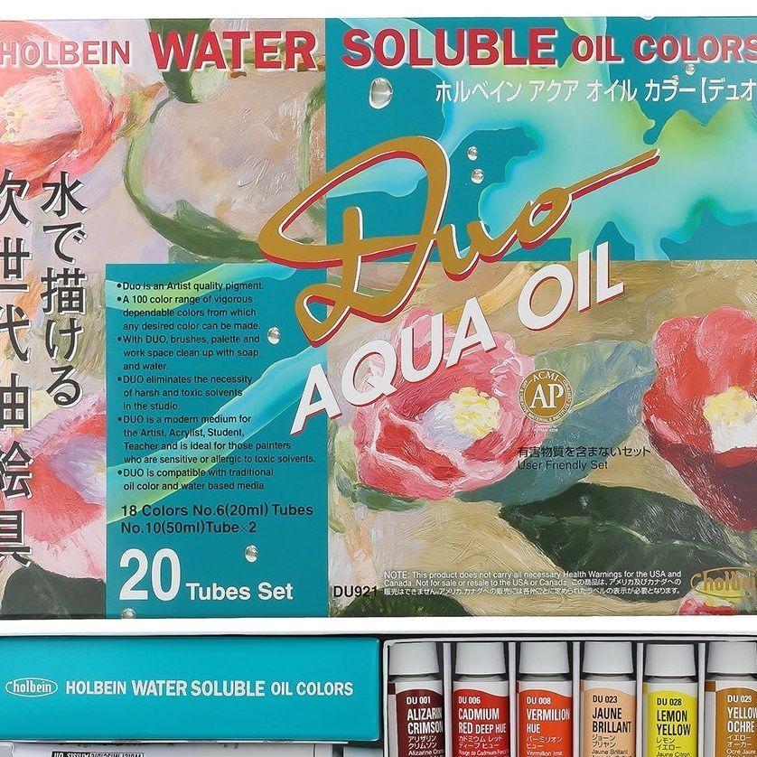 Óleo al Agua Holbein Duo Aqua Set 20 Tubos DU921-3