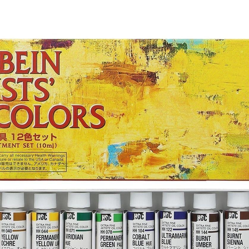 Óleo Profesional Holbein Set 12 Tubos 10ml H911-1